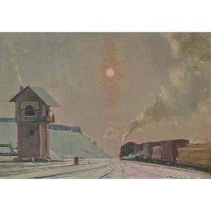 Nissky Georgy 1903-1987,Railway signal box,1946,Christie's GB 2021-11-29