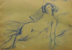 NITESCU Jean 1897-1957,Nud,Alis Auction RO 2013-02-05