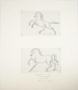 NITOT Michel 1759-1800,Etude de chevaux,Ruellan FR 2022-07-23