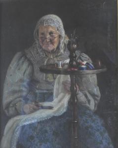 NITSCH WILLIM Helene 1900-1900,The seamstress,Halls GB 2017-03-22
