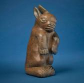 NIVIAQSI PITSEOLAK 1947-2015,Carved hare figure,,1984,John Moran Auctioneers US 2023-06-06