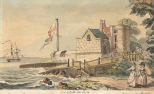NIXON John 1760-1818,Cowes Castle, Isle of Wight,1788,Bonhams GB 2022-10-25