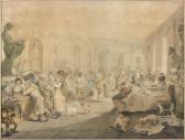 NIXON John 1760-1818,L'intérieur du café Véry au Palai,1803,Artcurial | Briest - Poulain - F. Tajan 2009-06-22