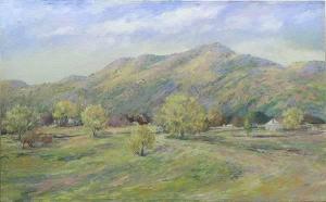 NOACK GRAY Louise 1909-1999,Hills Near Clearlake,1980,Clars Auction Gallery US 2007-09-09