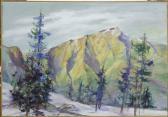 NOACK GRAY Louise 1909-1999,Mt.Reba,1980,Clars Auction Gallery US 2007-06-03