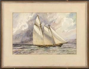 NOBLE Dana Gibson 1915-1977,America's Cup yacht,1957,Eldred's US 2018-05-19