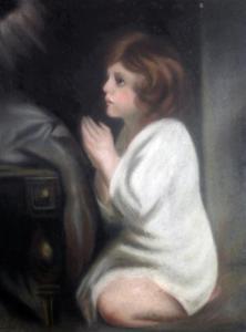 NOBLE Eliza 1800-1800,Study of a praying child,1823,Gorringes GB 2012-02-01