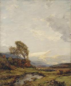 NOBLE James Campbell 1846-1913,Across the highlands, sunset,Christie's GB 2008-10-23