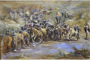 NOBLE Julia,Herd of wildebeest,Andrew Smith and Son GB 2015-10-27