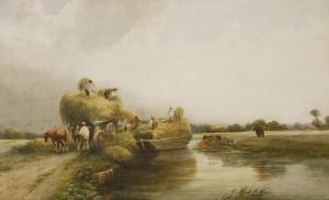 NOBLE Richard Pratchett 1829-1861,THE ROMAN CANAL, LINCOLNSHIRE,Sworders GB 2019-03-13