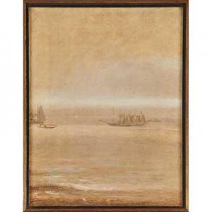 NOBLE Thomas Satterwhite 1835-1907,Two untitled seascapes,Rago Arts and Auction Center US 2015-12-05