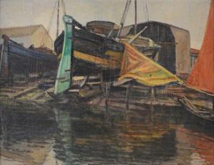 NOCI Arturo 1874-1953,Darsena (le barche),Meeting Art IT 2021-10-23