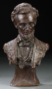 NOCK Leo F. 1875-1949,Bust of Abraham Lincoln,Jackson's US 2011-11-15