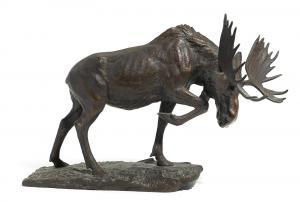 NOCK Leo F. 1875-1949,Of a moose,Bonhams GB 2016-11-14