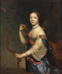 NOCRET Jean 1615-1672,Portrait dit de Pauline de Grignan,Audap-Mirabaud FR 2014-03-21