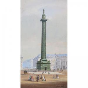 NOEL Gustave 1823-1881,Views of Paris, Place Vendome,Woolley & Wallis GB 2018-09-11