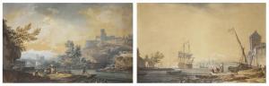 NOEL Jules Achille 1815-1881,Deux vues des rives du Tage,Christie's GB 2024-03-20