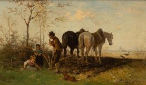NOERR Julius 1827-1897,The Ploughman's Rest,Simon Chorley Art & Antiques GB 2021-09-21