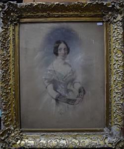 NOGUES Jules,Portrait of a lady, by repute Lady Harris,1842,Andrew Smith and Son 2018-11-12