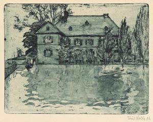 NOLDE Emil Hansen 1867-1956,Haus von Köppen,1906,Swann Galleries US 2024-03-14