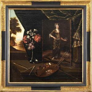 NOLETTI FRANCESCO IL MALTESE 1611-1654,Natura morta con vaso di fiori, piccolo ,Bertolami Fine Arts 2022-05-13