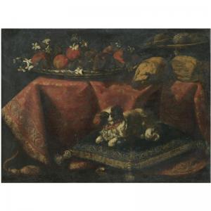 NOLETTO IL MALTESE FRANCESCO,STILL LIFE OF FRUIT AND FLOWERS IN A BOWL, LEMONS ,Sotheby's 2008-07-10