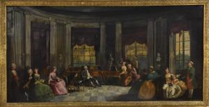 NOLLEKENS Jan Baptist 1600-1700,A Musical Party at Kensington Pala,Bamfords Auctioneers and Valuers 2018-04-25