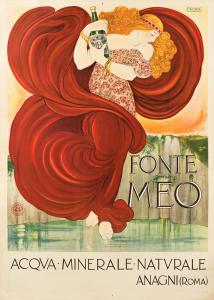 NONNI Francesco 1885-1976,FONTE MEO / ACQUA MINERALE NATURALE,1924,Swann Galleries US 2021-08-05