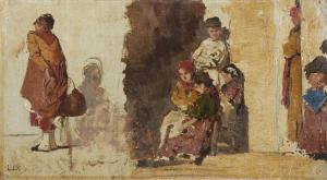 NONO Luigi 1850-1918,Bozzetto con studio di figure femminili,Capitolium Art Casa d'Aste 2024-12-11