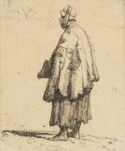 NORBLIN DE LA GOURDAINE Jean Pierre 1745-1830,Żebraczka,1787,Sopocki Dom Aukcjny PL 2023-09-20