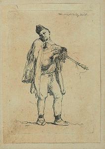 NORBLIN DE LA GOURDAINE Jean Pierre 1745-1830,Kobziarz,1784,Rempex PL 2007-06-13