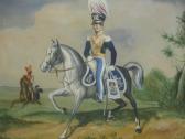 NORBURY J 1800-1800,Portrait of a mounted Dragoon in a landscape,Peter Francis GB 2010-07-20