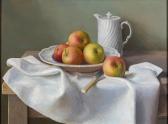 NORDEN Gerald 1912-2000,Still life of apples on a table,Bearnes Hampton & Littlewood GB 2024-02-13