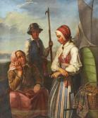 NORDENBERG Bengt 1822-1902,Till sjöss,1847,Uppsala Auction SE 2016-06-14