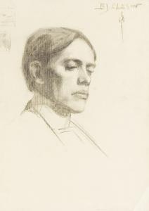 NORDFELDT Bror Julius Olsson 1878-1955,Portrait of a Man,Heritage US 2008-05-08