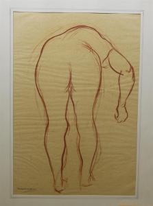 NORDHAUSEN August Henry 1901-1993,Bending Nude,Sloans & Kenyon US 2023-07-27