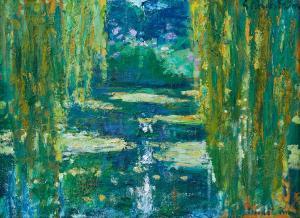 NORDSTROM Gerhard 1925-2019,Näckrosor, Giverny II,1993,Uppsala Auction SE 2022-02-15