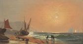 NORMAN Carl 1800-1800,Seascape with sailboats,Aspire Auction US 2015-10-31