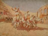 NORMAN Charles 1900-1900,Chariot race in an amphitheatre,1920,Mallams GB 2004-12-10