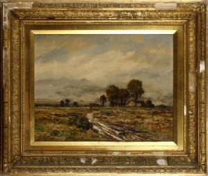 NORMAN PERCY,Shepherd and flock in an open landscape,1900,Bonhams GB 2013-08-21
