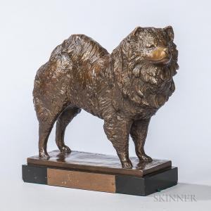 Norman Viola 1889-1935,Bronze Figure of a Chow,Skinner US 2017-10-13