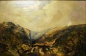 NORMAN W.T 1800-1800,Mountainous River Landscape,1857,Mealy's IE 2012-10-16