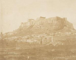 NORMAND Alfred Nicolas,Athènes, face méridionale de l’’’’Acropole,1851,Damien Leclere 2014-06-05