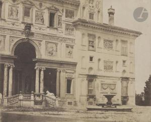 NORMAND Alfred Nicolas 1822-1909,Rome, 1851. Villa Medicis,1851,Ader FR 2019-11-07