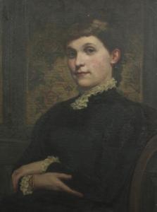 NORMAND Ernest 1857-1923,Portrait of a seated lady,Gorringes GB 2010-12-08