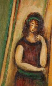 NORNBERG simcha 1918,Femme pensive,Ader FR 2011-06-16