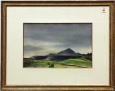 NORRIS Ben 1910-2006,Impending Storm over California Hills,1935,Clars Auction Gallery US 2013-03-17