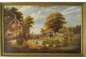 NORRIS E.H,Farm scene,Lots Road Auctions GB 2017-10-29