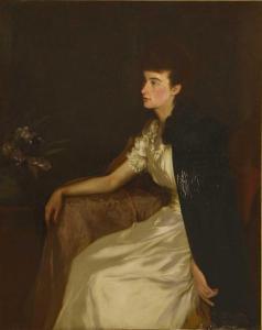 NORRIS Hugh L 1863-1942,PORTRAIT OF A LADY,1892,Sworders GB 2019-06-25