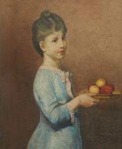 NORRIS P 1900-2000,Jeune fille aux pommes,Mercier & Cie FR 2021-10-03